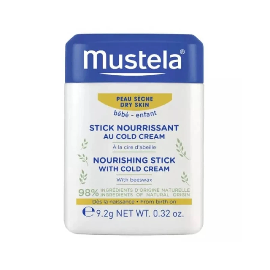 Mustela Nourishing Stick – een verzorgende stick om de huid te hydrateren en te beschermen, 9,2 g
