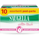Compresas posparto Saugella, Cotton Touch, 10 unidades