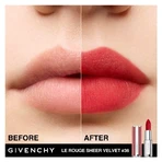 Givenchy Le Rouge Sheer Velvet - Matte lippenstift nr. 36 L'Interdit