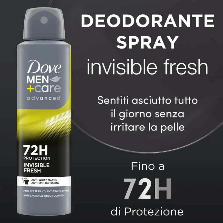 Dove Man+care Advanced Invisible Fresh - Deodorant Spray, 150 ml