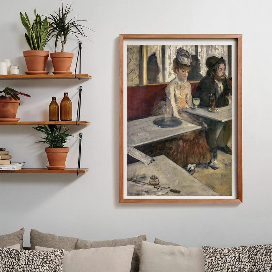 Clementoni Museum Collection: Degas' "In a Café" - 1,000-piece puzzle for adults, 70x50 cm