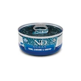 Farmina N&amp;d Ocean Feline Adult Tonijn, Sardines en Garnalen - Compleet voer voor volwassen katten, 70 g