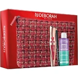 Deborah Kit: Perfect Look - Instant Maxi Volume Mascara + 24-Hour Black Eye Pencil + Two-Phase Makeup Remover + Clutch