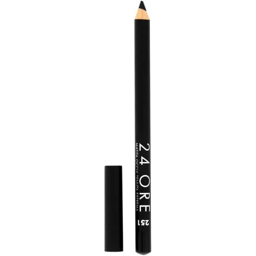 Deborah Kit: Perfect Look - Instant Maxi Volume Mascara + 24-uurs zwart oogpotlood + tweefasige make-upremover + clutch