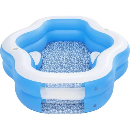 Bestway Aufblasbarer Pool mit transparentem Fenster, 270 x 198 x 51 cm