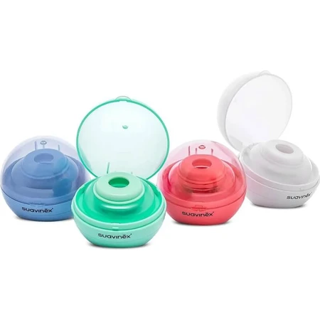 Chupete Suavinex - Esterilizador de chupetes verde