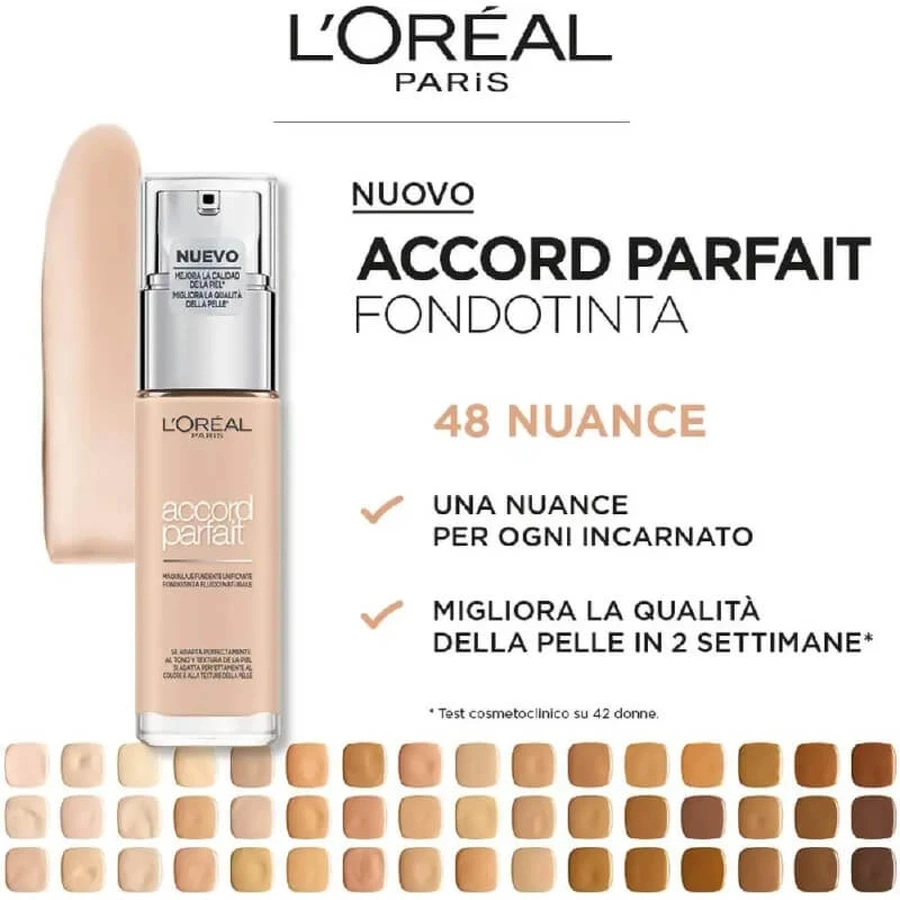 L’Oréal Paris Accord Parfait Fond de Teint – fond de ten fluid – nr. 4n bej