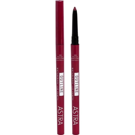 Astra Outline Waterproof Lip Pencil – Drehbarer Lippenstift Nr. 08 Royal Burgundy