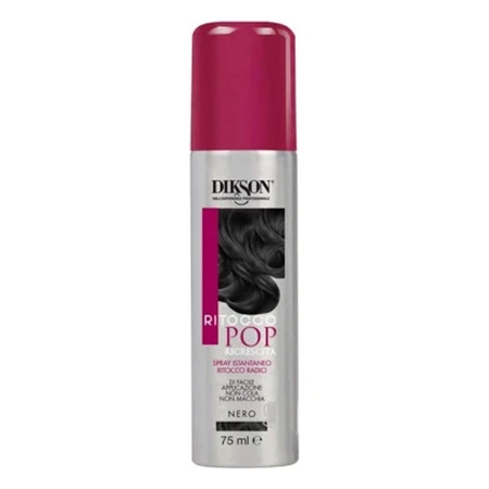 Dikson Ritocco pop pentru rădăcini – spray instant pentru retușarea rădăcinilor, negru, 75 ml