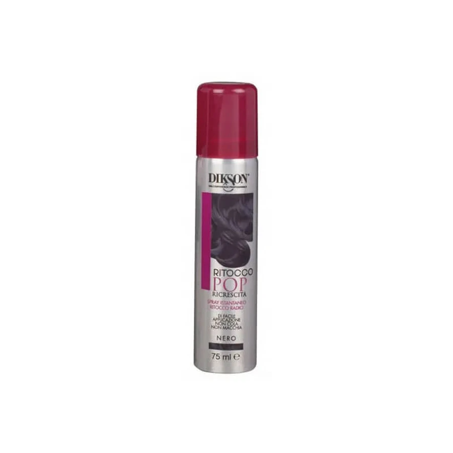 Dikson Ritocco pop pentru rădăcini – spray instant pentru retușarea rădăcinilor, negru, 75 ml
