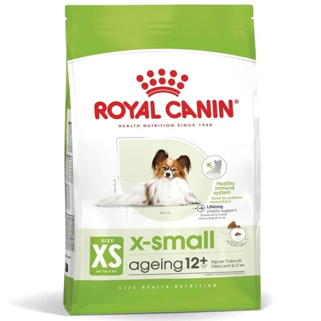 Royal Canin X-Small Aging 12+ - Aliment complet pour chiens adultes de très petite taille, 1,5 kg