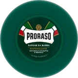 Proraso Refreshing – Rasierseife in einer Schale mit Eukalyptusöl und Menthol, 75 ml