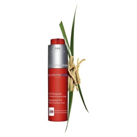Clarins Men Energizing Gel - Verfrissende, tegen vervuiling beschermende vochtinbrengende crème 50 ml
