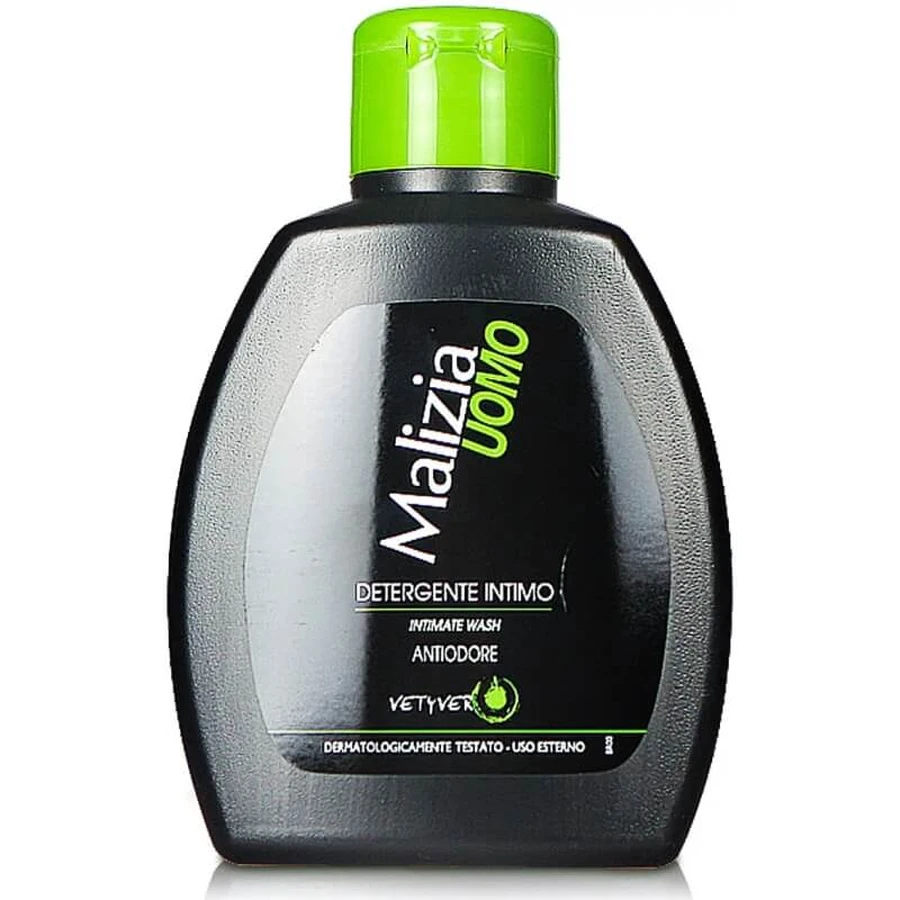 Malizia Uomo – Intimwaschgel mit Vetiver-Duft, 200 ml