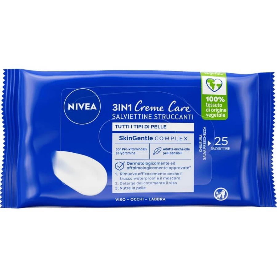 Nivea Skincare - 25 toallitas desmaquillantes faciales