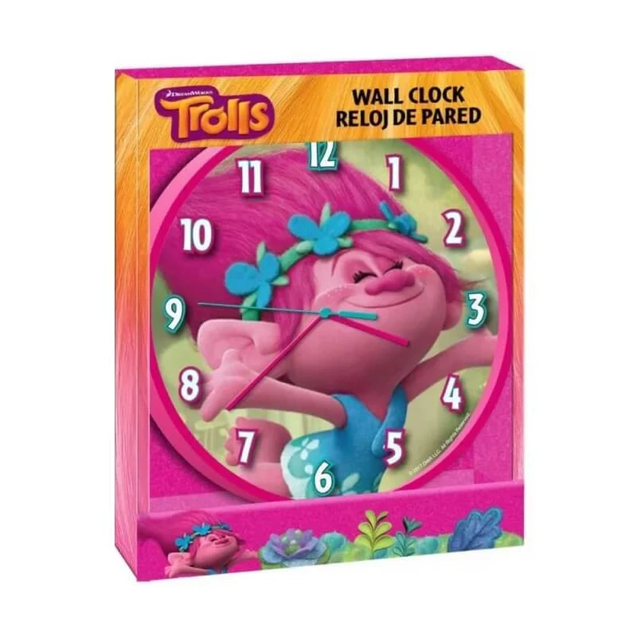 Disney Trolls - Reloj de pared de 25 cm