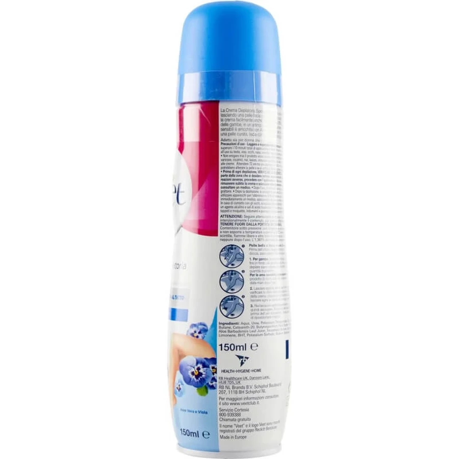 Veet Expert - Ontharingsspray voor de gevoelige huid, 150 ml