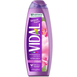 Vidal Sensual Touch – Duschgel mit Kamelien- und Amber-Duft, 500 ml