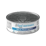 Aurora Biofarma Siland Maintenance Hähnchen- und Heidelbeer-Pastete – Alleinfuttermittel für ausgewachsene Katzen, 85 g