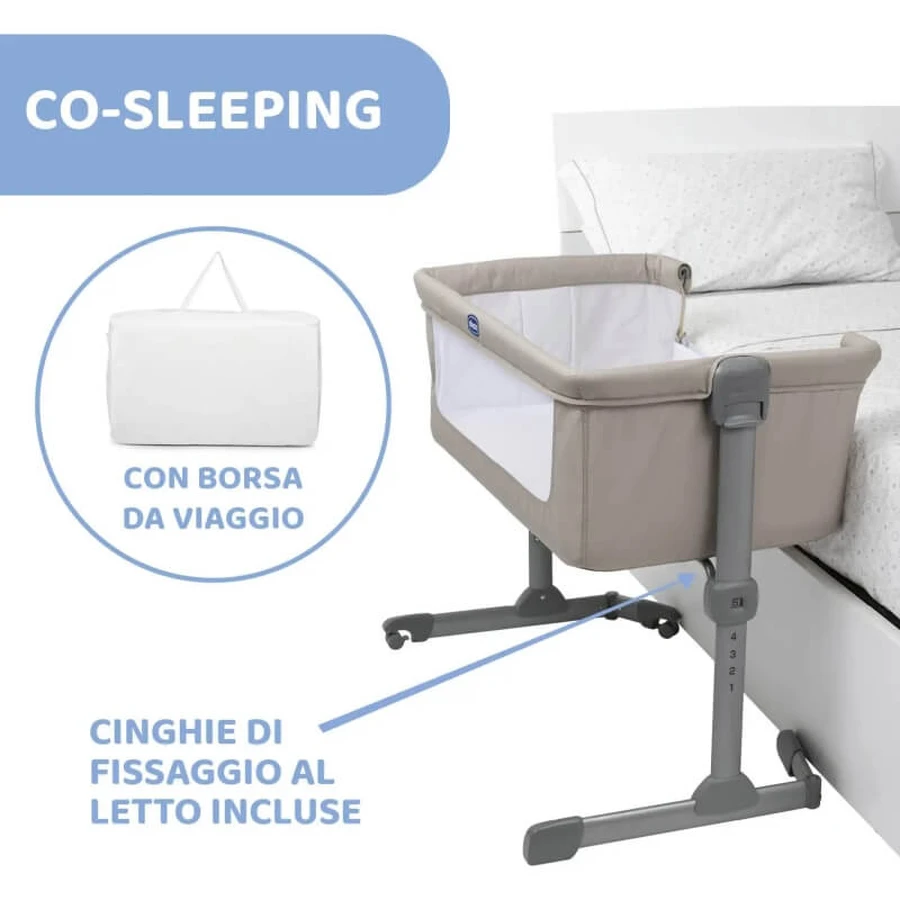 Chicco next2me essential - bijbedje - dune re_lux