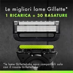 Gillette Labs UEFA Champions League-scheermes – Scheerset met scheermesje, handvat, ophanghaak en 198 ml scheergel