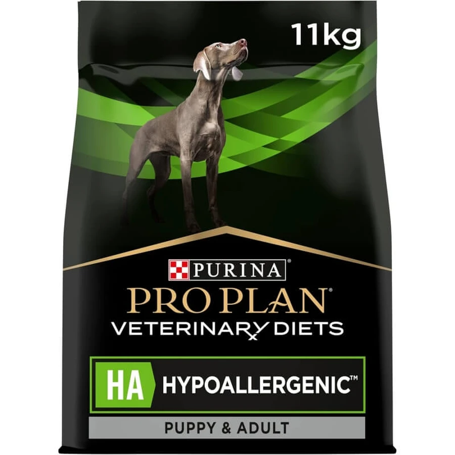 Purina Pro Plan Diets Hypoallergenic - Aliment diététique pour chiots et chiens adultes souffrant d'intolérances alimentaires, 11 kg
