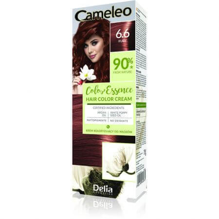 Cameleo Color Essence Haarfärbemittel, 6.6 Rubyn, 75 g, Delia