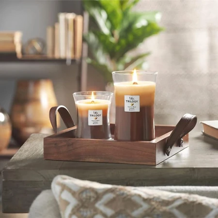 Woodwick Trilogy - Café Sweets - Grande bougie parfumée, 609 g