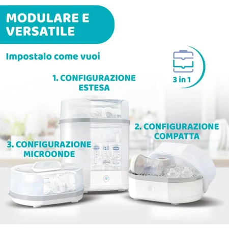 Chicco 3-in-1 stoomsterilisator