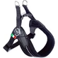 Three Easy Fit Bridges - Black Adjustable Mesh Chest and Girth Harness, Size 2.5