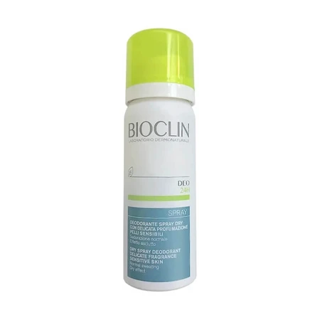 Bioclin 24-Stunden-Deodorant – Trocken-Deodorant mit zartem Duft, 50 ml Sprühflasche