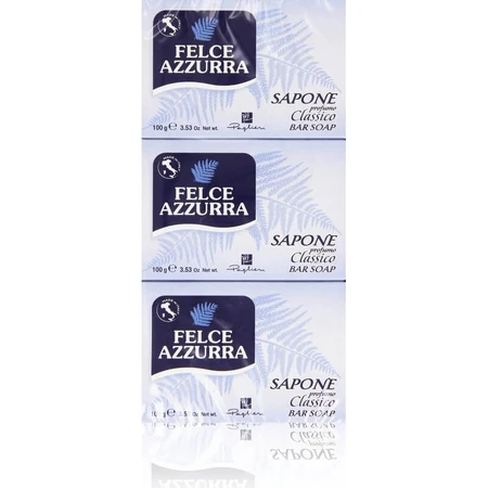 Classic Blue Fern – 3 Seifenstücke à 100 g