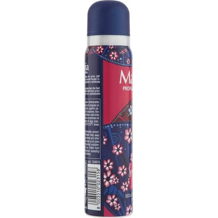 Malizia Blue - Desodorante en spray, 100 ml