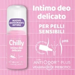 Chilly Gentle Intimate Deodorant, pH 5, met vitamines en prebiotica, 50 ml