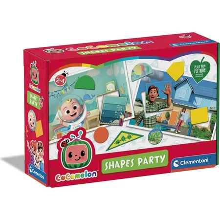 Clementoni Cocomelon Shapes Party - Educational Game