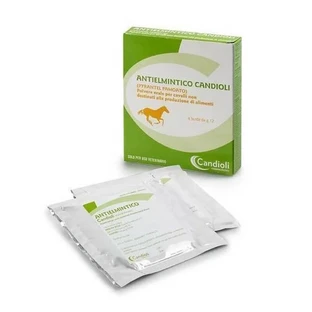 Candioli Entwurmungspulver gegen Darmparasiten bei Pferden, mit Pyrantel, 12 g