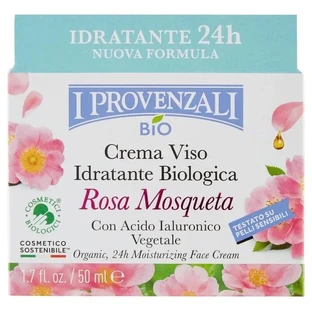 I Provenzali Organic Moisturizing Face Cream with Rosehip, 50 ml