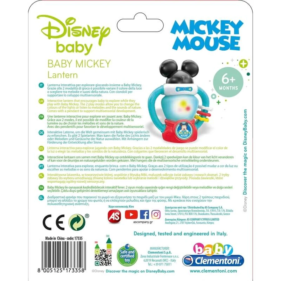 Clementoni Baby Mickey – Interaktive Laterne