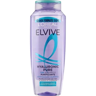 Elvive Hyaluronic Pure 72h – Reinigendes Shampoo 300 ml