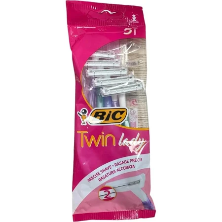 Bic Twin Lady Sensitive - 5 wegwerpscheermesjes