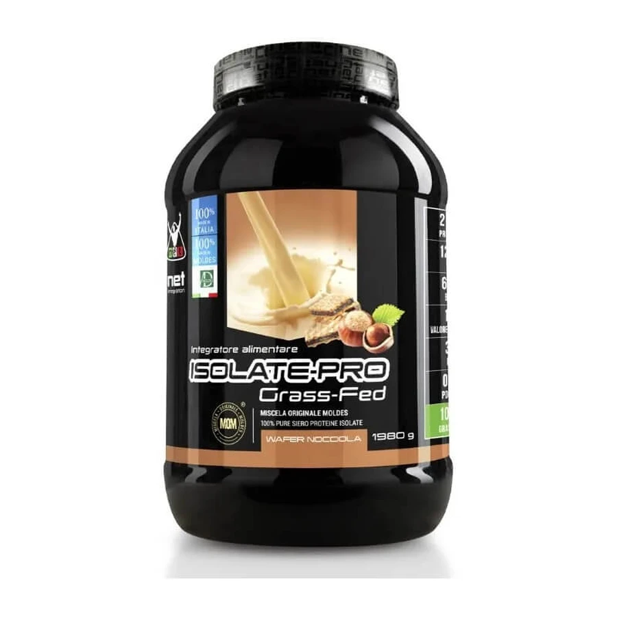 Moldes Net Isolate-Pro Supplementen met hazelnootwafels van grasgevoerde koeien - Eiwitpoedersupplement, 1980 gr