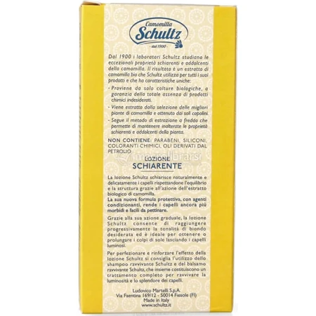 Schultz Lightening Lotion – Pielęgnacja włosów z rumiankiem 200 ml: ceny i cechy