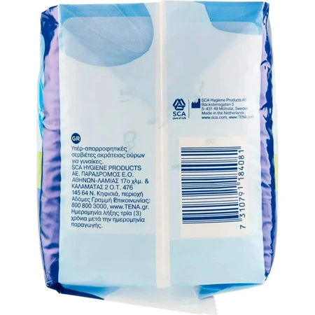 Tena Lady - 15 superabsorberende inlegkruisjes voor urine-incontinentie