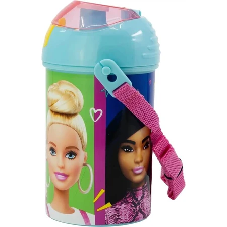 Stor Barbie - Bouteille d'eau de 450 ml avec bandoulière