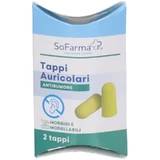 2 tappi auricolari antirumore morbidi e modellabili