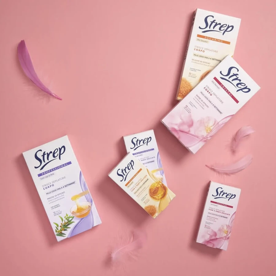 Strep Cristal - 20 facial hair removal strips