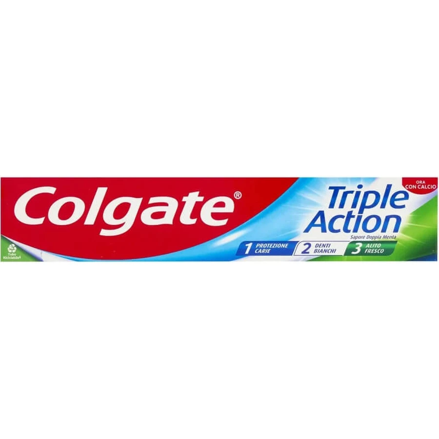 Colgate Triple Action - Tooth Decay Protection Toothpaste, 75 ml