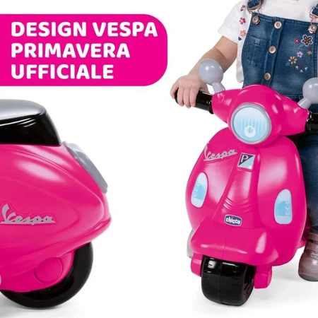Chicco vespa primavera rosa - cavalcabile per bambini 1-3 anni