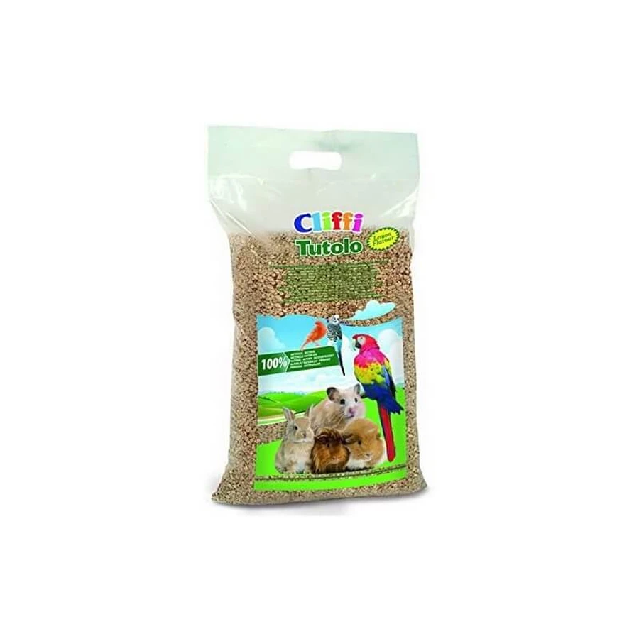 Chemi-vit Cliffi Tutolo - Natuurlijke, biologisch afbreekbare kattenbakvulling met citroengeur, 8 liter