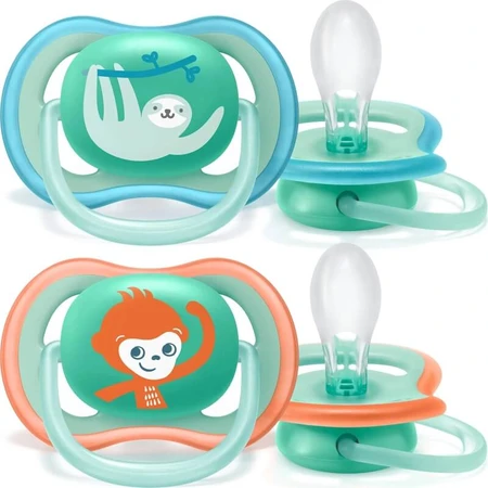 Chupetes Avent Ultra Air a partir de los 18 meses - Paquete de 2 chupetes, color neutro